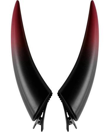 Ghost Forehead Horns | Halloween Cosplay Costume Headwear Accessories | Women Demon Vampire Headpiece Halloween Hair Clips Funny Devil Horns for Women Men Red - Buy Online on GoSupps.com