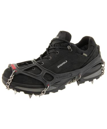 Kahtoola MICROspikes Footwear Traction for Winter Trail Hiking & Ice Mountaineering Black Large