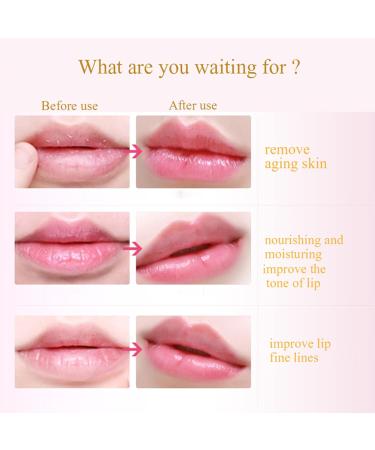 Felico Lip Mask 30PCS Collagen Care Gel Pads for Moisturizing Reducing Chapped Smoothing Fine Lines Remove Dead Skin Moisture Essence Make Your Dry Lips Attractive Sexy Peach - Buy Online on GoSupps.com