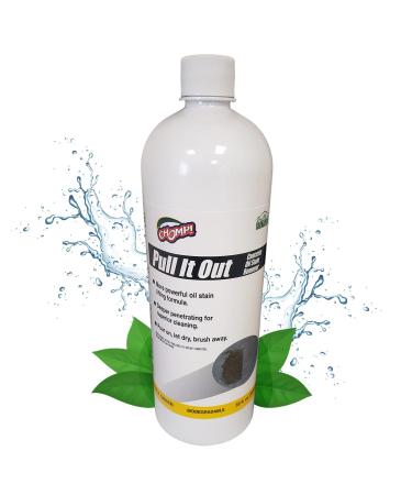 CHOMP! Concrete Oil Stain Remover: Pull It Out Removes and Cleans Oils, Greases from Garage Floors & Driveways 32 oz.