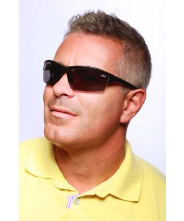 Creekside Wrap-Around Polarized Bifocal Sport Sunglasses - +1.50 Black/Amber for Active Men & Women - Buy Online on GoSupps.com