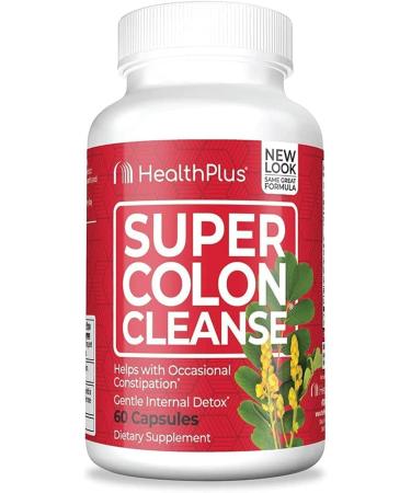 Health Plus Super Colon Cleanse: 10-Day -Detox | More than 1 Cleanse, 60 Count (Pack of 1)