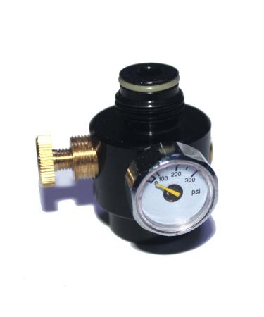 Airsoft PCP Paintball Tank Cylinder Adjustable Compressed Air Regulator Output Pressure 0.825-14NGO Thread 0-300PSI Output