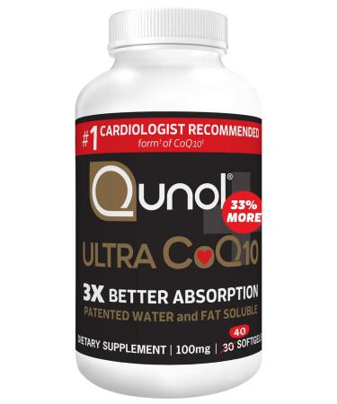 Qunol CoQ10 200mg Softgels Ultra CoQ10