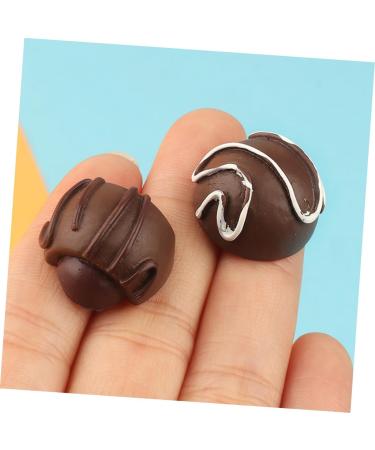 STAHAD 12pcs Simulation Chocolate Faux Dessert Fake Chocolates Bulk Multi-function Chocolate Model Interesting Fake Chocolate Decorative Fake Chocolate Resin Accessories Cream - Buy Online on GoSupps.com