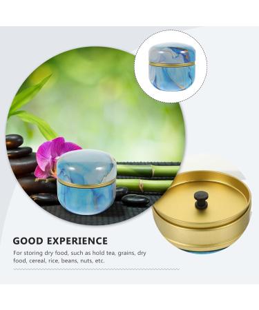 Alipis 5pcs Loose Powder Storage Box Portable Tea Jar Candy Tea Organizer for Tea Bags Sugar Bowl Tinplate - Buy Online on GoSupps.com