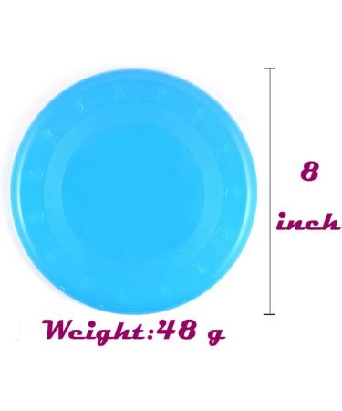 Agreatca 8 Pack 8 inch Flying Discs - Fun Summer Outdoor Activity Game for Camping and Birthday Parties - Buy Online on GoSupps.com