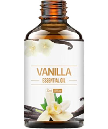 iiniim Pure Vanilla Essential Oil 30ml for Aromatherapy Massage Skin and Hair Care 100% Natural Fragrance Oil Moisturizing Relaxation Home Diffuser and Candle Making White One Size One Size White - Buy Online on GoSupps.com