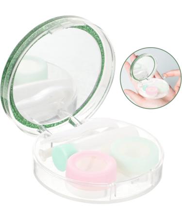 JECOMPRIS Multi-Color Contact Lens Container Set with Mirror & Glasses Holder - Perfect Travel Solution - Buy Online on GoSupps.com