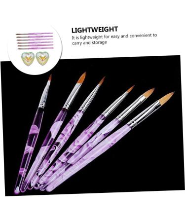 minkissy 1 Set Nail Art Crystal Cup Glass Cups with Lids Glass Nail Cup Container with Lid Glass Tumbler with Lid Glass with Lid Nail Powder Container Nail Pen Crystal Liquid Pastels Abs - Buy Online on GoSupps.com