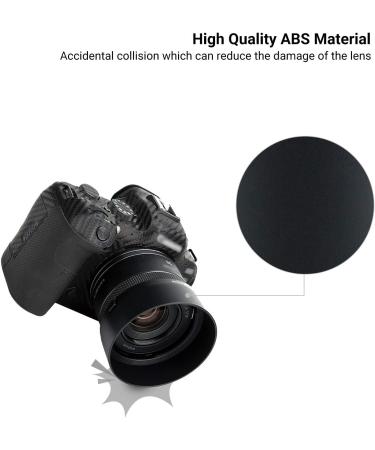 Canon RF 50mm F1.8 STM Lens Hood for EOS R6 R5 RP R Camera - Reversible Lens Shade ES-65B Replacement | Compatible with 43mm Filters and Lens Cap - Buy Online on GoSupps.com