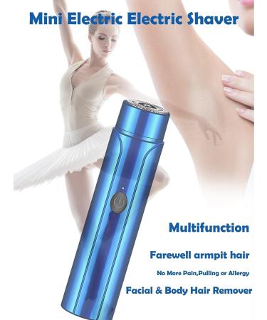 Portable USB Rechargeable Electric Razor - Perfect for Travel & Touch-ups, Unisex Shaver for Men and Women in Black - Buy Online on GoSupps.com