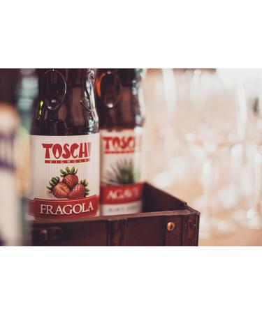 Toschi Strawberry Toschi Toschi Cocktail Syrups 1 Liter + Italian Gourmet Pulp 400 g Set of 3 - Buy Online on GoSupps.com