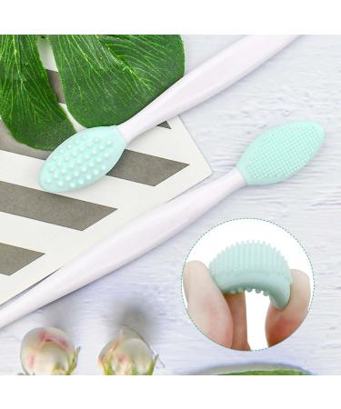 10 Double-Sided Silicone Exfoliating Lip Brushes - Soft Lip Scrubber Tool for Smoother Lips | Facial Cleansing Brush in Mixed Colors - Buy Online on GoSupps.com