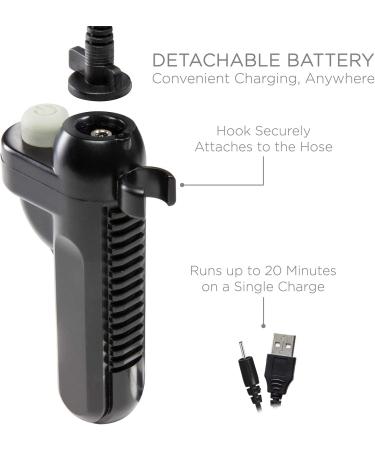 Ivation Portable Camping Shower | Rechargeable Outdoor Shower with Pump, Hose, Bidet Head, and Filter - Buy Online on GoSupps.com