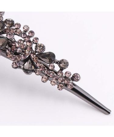 Minkissy Metal Hair Clips Metal Hair Clips 1Pc Large Alligator Hair Clips Rhinestone Duckbill Clips Crocodile Barrettes for Styling Hairdressing (Grey) Duckbill Hair Clips Duckbill Hair Clips - Buy Online on GoSupps.com