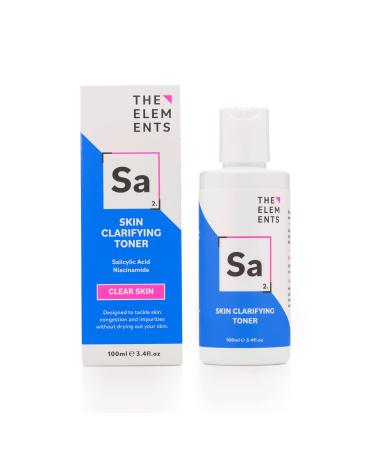 The Elements Skin Clarifying Toner an Ultra-Hydrating Face Toner Formulated with Salicylic Acid and Niacinamide 100ml