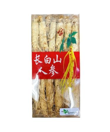 New Green Nutrition Changbai Mountain Premium Dried White Ginseng Root (1lb Gift Box)