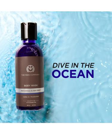 The Man Company Body Wash With Patchouli & Sea Saltsoap Free Shower Gel For Deep Moisturization & Smooth Skinsls & Paraben-Free - 250 Ml - Buy Online on GoSupps.com