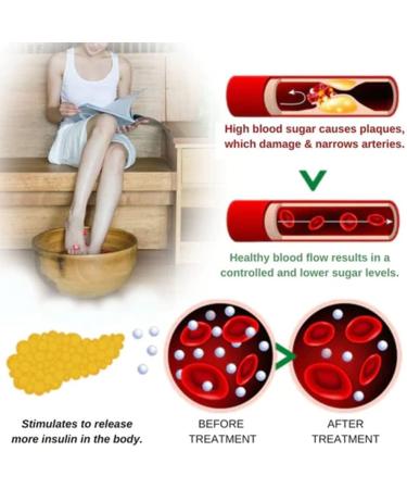 Healthify Sugar Control Therapeutic Foot Soak Sugar Control Therapeutic Foot Soak Bag Blood Sugar Control Therapeutic Foot Soak Sugar Control Soak Foot Salt (30PCS) - Buy Online on GoSupps.com