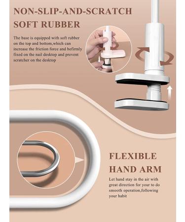 Flexible Practice Hand with 100 White Nail Tips - Nail Practice Supplies - Buy Online on GoSupps.com