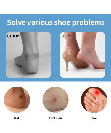 Blister Bandages for Feet - Waterproof Invisible Blister Pads for Prevention & Relief | 30 Pack Heel Toe & Finger Cushions - Travel Essentials - Buy Online on GoSupps.com
