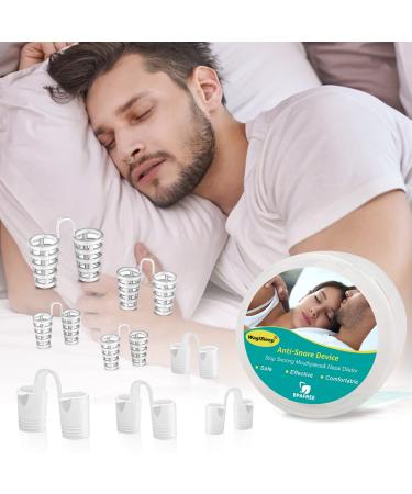 2023 Upgrade Anti Snoring Nose Vents 8 Set Snoring Solutions Anti Snoring Stopper Nose Vents Nasal Dilators Snore Reducing Snore Stopper Advanced Snore Anti-Snoring Devices Snore Reducing Aids