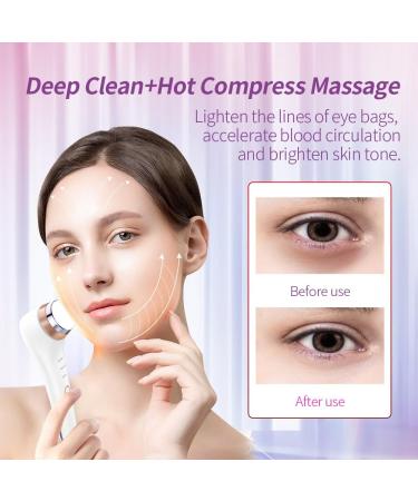 Eye Massager Wand with Heat & Cooling - 42 & 10 Electric Ice Roller for Dark Circles Puffiness Relief Migraine Pain & Anti-Wrinkles - Buy Online on GoSupps.com