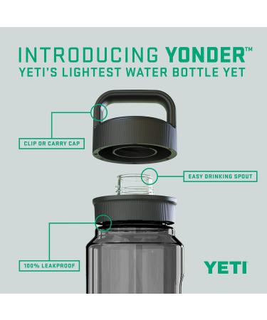 YETI Yonder 1L/34 oz Water Bottle with Chug Cap - Charcoal - Buy Online on GoSupps.com