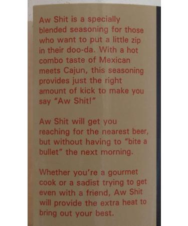 Big Cock Ranch Aw Shit Hot n' Spicy Seasoning - Intense Flavors Guaranteed! - Buy Online on GoSupps.com