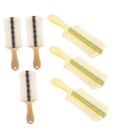 6 pi ces Peigne Anti-poux Double Face avec Dents Larges et Fines Peigne Pellicules avec Manche pour Gar on Fille Adultes Chats et Chiens Vert et Noir