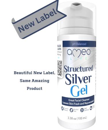 Extra Strength Colloidal Silver Gel 35 ppm | pH Balanced Natural Skin Care for Cuts Scrapes & Burns | 100ml Rejuvenation Gel - Buy Online on GoSupps.com