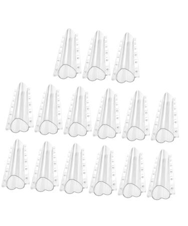 Yardwe 15 Pcs Vegetable Shaping Mold Cucumber Molds for Garden Vegetable Growing Molds Fruit Growing Mold Star Shaped Cucumber Watermelon Growing Mold Fruit Shaper Planter Pizza Flowerpot 20x6.5cmx5pcs Transparentx5pcs