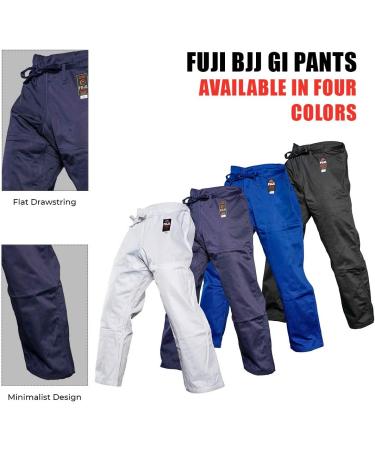 FUJI Unisex Adult Flat Minimalist Navy BJJ Gi Pants - A6 Size - Buy Online on GoSupps.com