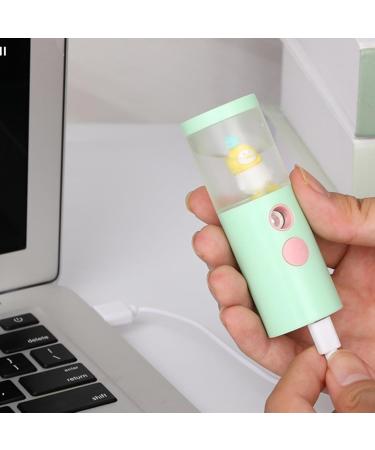 Nano Facial Steamer Portable Mini Mister USB Rechargeable Mist Sprayer with a 30ml Transparent Water Tank Cooling Mist for Man Woman Moisturizing Skin Daily Makeup Skin Care (Pink) - Buy Online on GoSupps.com
