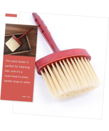 Ipetboom Hair Brush Neck Hair Duster Brush Neck Cleaning Brush Mens Shaving Brush Barber Supplies Neck Duster Hair Cleaner Brush Black Hair Bow Soft Broom Fiber Wool Man - Buy Online on GoSupps.com