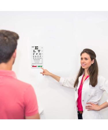 Pocket Eye Chart Set - Snellen & Rosenbaum (2 in 1) - 42.00 x 78.00 - Vision Test Tool - Buy Online on GoSupps.com