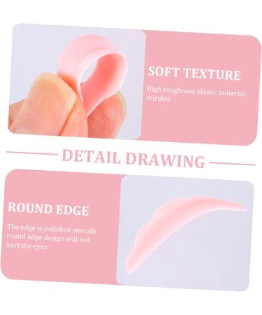 DOITOOL 20 Pairs Eyelash Silicone Patch False Eyelash Patches Grooved Shield Eyelash Lift Silicone Eyelash Perming Pads Silicone Makeup Tool Pink Makeup Set Curly Silica Gel - Buy Online on GoSupps.com