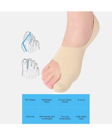 Bunion Corrector Socks for Men | Elastic Hallux Valgus Straightener & Big Toe Separator | Supportive Bunion Splint Pad - Buy Online on GoSupps.com