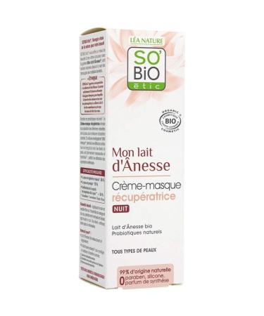 SO'BiO étic Organic Recovery Cream Mask 50 ml