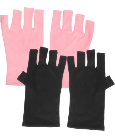 POPETPOP UV Fingerless Gloves 8 Pairs Nail Gloves Nail Art Supplies Fingerless Uv Gloves Manicure Uv Nail Glove Protector Manicure Gloves Nail Art Hand Cover Accessories Anti-uv Polyester - Buy Online on GoSupps.com