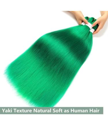 YDDM Pre Stretched Braiding Hair Extensions - 32 Inch Jumbo Green Braids (6 Packs) - Kunsthaar Art Hair for Braids - Buy Online on GoSupps.com