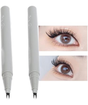 2Pcs Lower Eyelash Pencil Black Super Slim Double Tip Fine Lines Quickly Drying Lash Pen - Buy Online on GoSupps.com