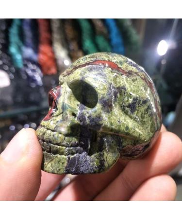 Natural Magic Beautiful Natural Dragon's Blood Stone Hand-Carved Skull As Gift Full of Texture - Buy Online on GoSupps.com