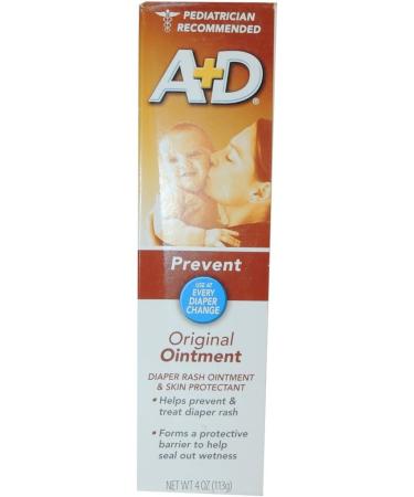 A+D Zinc Oxide Diaper Rash Cream with Aloe 4oz (Pack of 3) - Fast Relief for Babies' Skin - Buy Online on GoSupps.com