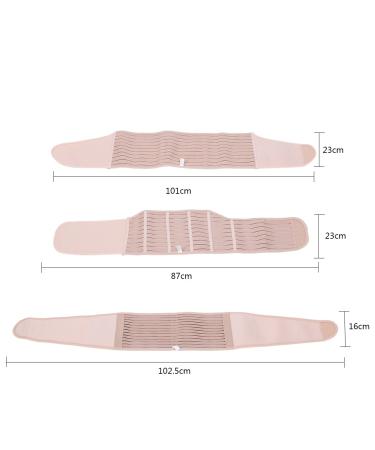 3 in 1 Postpartum Recovery Waist Support Belt | Women's Hip Cincher & Body Shaper | XL Tummy Slimming Belt for After Birth - Buy Online on GoSupps.com