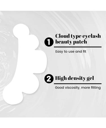 Focenat 50 PCS Under Eye Patches Eye Pads for Lash Extensions Eyelash Extension Pads Under Eye Gel Pads for Lash Extensions Supplies (Black) - Buy Online on GoSupps.com