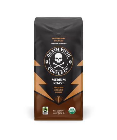 Death Wish Coffee Medium Roast 16OZ