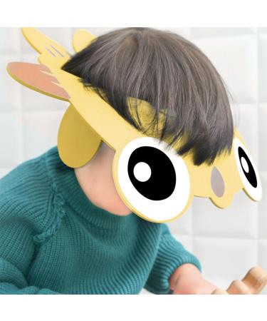 Shop Cute Cartoon Baby Shower Hood - Adjustable Hair Washing Protection Visor for Kids | Ideal Shampoo Shield for Eyes & Ears - Buy Online on GoSupps.com