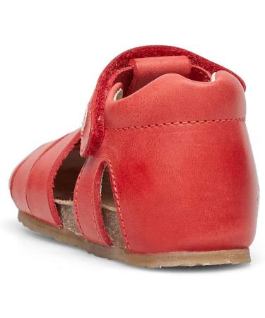 Falcotto Alby Closed Toe Fisherman Leather Sandals - Red Rosso 4 UK Child | 0h05 - Buy Online on GoSupps.com